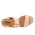 Фото #8 товара Trotters Laila T2222-130 Womens Beige Wide Leather Strap Heels Shoes 10