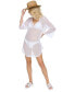 Women's Zig-Zag Mesh Tunic Cover-Up