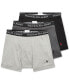 ფოტო #1 პროდუქტის Men's 3-Pack Big & Tall Cotton Boxer Briefs