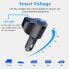 4 in 1 Car Charger PD 3.0 Cigarette Lighter USB Splitter 12 V Car Charger 168 W Quick Charge Mini USB Adapter Socket for iPhone 15 14 13 12 11 8 Samsung S24 S23 Huawei GPS Dash Camera