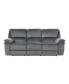 Фото #2 товара White Label Andes 89" Double Reclining Sofa