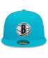 Фото #4 товара Men's Teal Brooklyn Nets 2023/24 City Edition Alternate 59FIFTY Fitted Hat