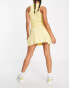 Фото #3 товара Daisy Street Active tennis mini dress in lemon