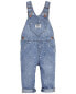 Фото #4 товара Baby Heart Print Denim Overalls 24M