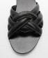 ფოტო #3 პროდუქტის Women's Leather Straps Sandals