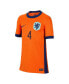 Youth Virgil van Dijk Orange Netherlands National Team 2024 Home Replica Jersey