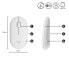 Фото #8 товара Logitech Pebble M350 Wireless Mouse - Ambidextrous - Optical - RF Wireless + Bluetooth - 1000 DPI - White
