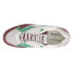 Фото #4 товара Diadora Eclipse Italia Radicchio Lace Up Mens Burgundy, Green, Grey Sneakers Ca