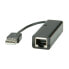 Фото #4 товара VALUE USB 2.0 to Fast Ethernet Converter, Black, 22 mm, 65 mm, 17 mm