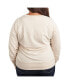 Plus Size Peanuts Holidays Graphic Pullover T-shirt