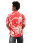 Superdry Hawaiian shirt in surf school red