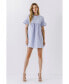 Фото #2 товара Women's Solid Mini Dress