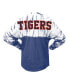 ფოტო #2 პროდუქტის Women's Navy Auburn Tigers Tie-Dye Long Sleeve Jersey T-shirt
