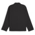 Фото #4 товара Puma Downtown Relaxed Collared Long Sleeve Full Zip Shirt Mens Black Casual Tops