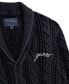 ფოტო #2 პროდუქტის Big Boy Long Sleeve Cardigan Sweater