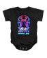 ფოტო #1 პროდუქტის Baby Girls Baby Silhouette Snapsuit