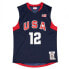 MITCHELL & NESS NBA DARK JERSEY USA 2008 CHRIS BOSH