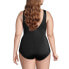 Фото #13 товара Plus Size Scoop Neck Soft Cup Tugless Sporty One Piece Swimsuit