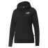 Фото #1 товара Puma Essentials Small Logo Pullover Hoodie Womens Black Casual Outerwear 586799-