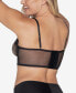 Sheer Lace Bustier Bralette Lingerie with Underwire