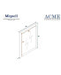 Фото #2 товара Miquell Mirror for Home or Office Use