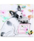 Фото #1 товара Little Frenchie Frameless Free Floating Tempered Glass Panel Dog Graphic Wall Art, 20" x 20" x 0.2"
