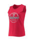 Women's Red Washington Nationals Macy Tank Top Красный, M - фото #3