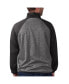 ფოტო #2 პროდუქტის Men's Black Chicago Blackhawks Runners Raglan Full-Zip Track Jacket