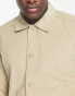 Only & Sons cord overshirt in beige