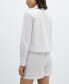 ფოტო #2 პროდუქტის Women's Two-Piece Striped Cotton Pajamas