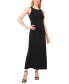 ფოტო #1 პროდუქტის Women's Shine Crewneck Back Keyhole Sleeveless Dress