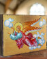 Icon Flying Angel Wall Art on Wood 8"