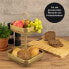 Фото #2 товара Obst Metall Etagere 2 Etagen + Schäler