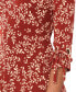 ფოტო #5 პროდუქტის Petite Printed 3/4-Sleeve Shift Dress