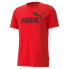 Фото #3 товара Футболка мужская PUMA PESS Logo Tee-High Risk Red Erkek