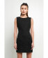 Фото #2 товара Women's Tweed Mini Dress