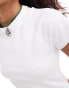 Noisy May regular fit cap sleeve t-shirt in white