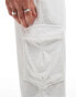 Фото #4 товара Brave Soul towelling cargo shorts in off white