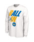 Фото #3 товара Men's White UCLA Bruins Ball In Bench Long Sleeve T-shirt