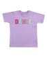 ფოტო #1 პროდუქტის Little and Big Girls Dance Patch Short Sleeve T-Shirt