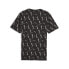 Puma Essentials Logo Lab Graphic Crew Neck Short Sleeve T-Shirt Mens Black, Grey