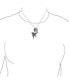 ფოტო #3 პროდუქტის Nautical Large Dangling Sea Siren Mermaid Necklace Pendant For Women Oxidized Sterling Silver