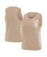 Фото #1 товара Women's Tan San Diego Padres Tonal Tank Top