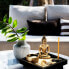 Фото #2 товара Декор и интерьер Relaxdays 4x Зен-сад с Буддой