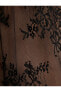Фото #8 товара Платье женское Koton Midi Dantel Elbise Transparan İnce Askılı Fırfırlı Pencere Detaylı