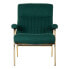 Фото #5 товара Кресло DKD Home Decor 8424001795499 Позолоченный Металл полиэстер Зеленый (69 x 90 x 90 cm)