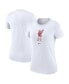 Фото #4 товара Women's White Liverpool Crest T-shirt