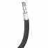 Kabel przewód w materiałowym oplocie USB - iPhone Lightning 1.8m - czarny
