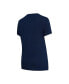 ფოტო #2 პროდუქტის Women's College Navy, Neon Green Seattle Seahawks Arctic T-shirt and Flannel Pants Sleep Set