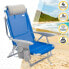 Фото #4 товара Складной стул с подголовником Aktive Gomera Синий 51 x 76 x 45 cm (2 штук)